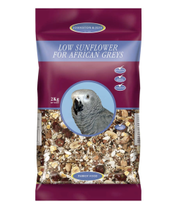 Johnston and Jeff Low Sunflower Seed Diet for African Greys 2Kg